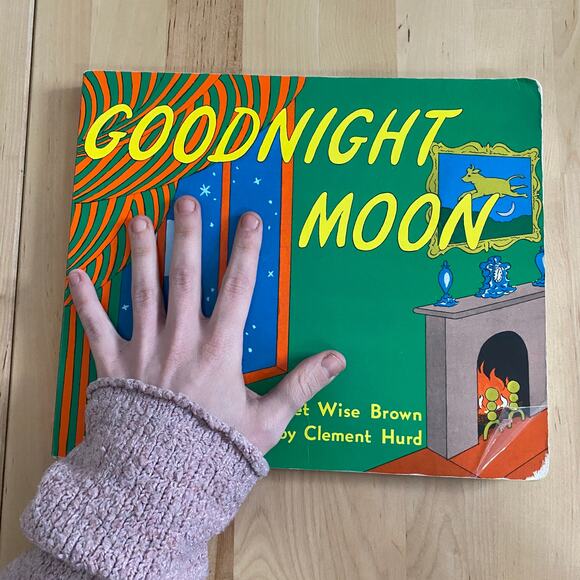 Vintage 2001 Lap Edition Oversized Board Book Goodnight Moon - Picture 8 of 8